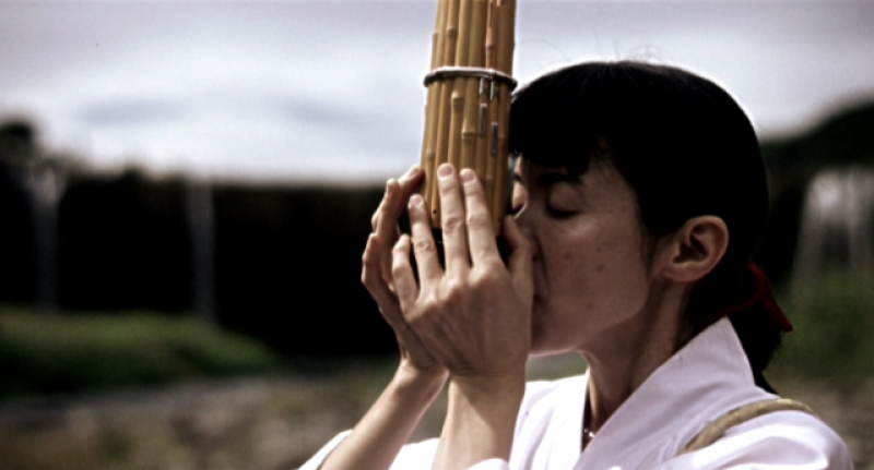Sho player Eri Fujii who features on both our exclusive tracks