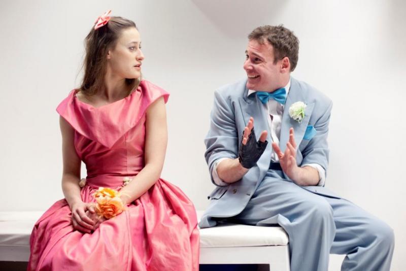 A difficult age: Mariah Gale (Kayleen) and Felix Scott (Doug) in 'Gruesome Playground Injuries'