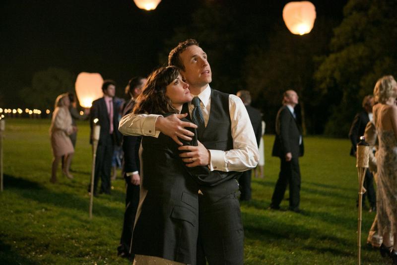 Love is in the air: Rose Byrne and Rafe Spall before it all goes wrong in 'I Give It a Year'