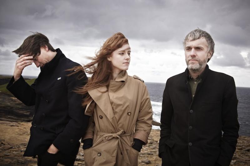 The Magnetic North brave the weather: Erland Cooper, Hannah Peel and Simon Tong (left to right)