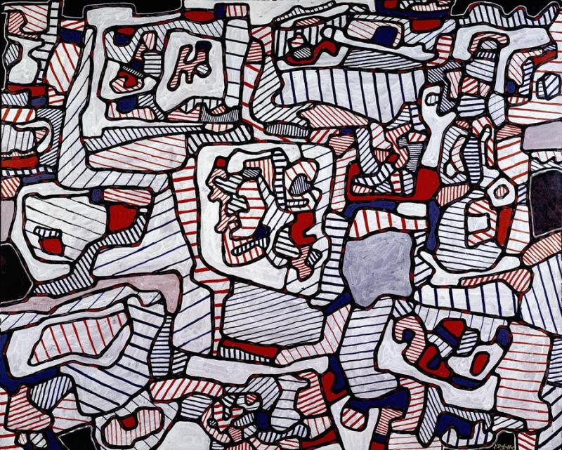 Jean Dubuffet: 'Site Inhabited by Objects', 1961