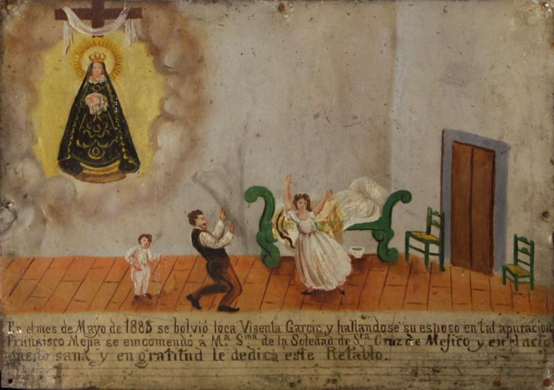 A mad wife restored to sanity at the Wellcome's Miracles and Charms show