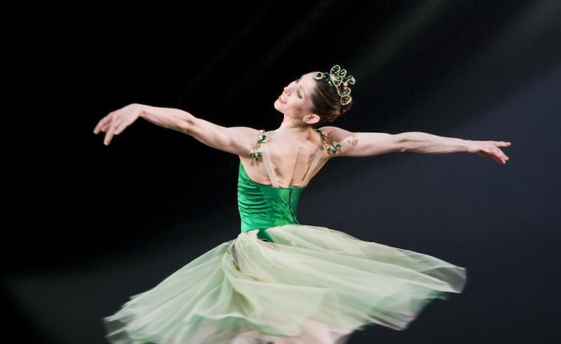 Gems lost by Melisande: Leanne Benjamin in Balanchine's Emeralds, the first of the triptych of Jewels