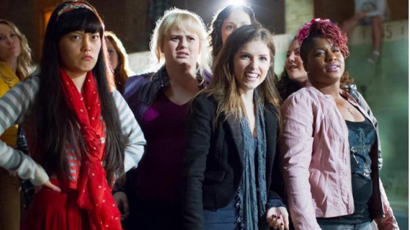 Chorus girls: The cast of 'Pitch Perfect' do battle, a cappella style