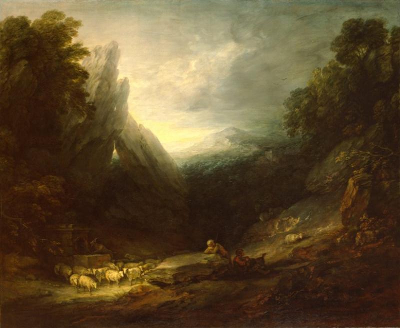 An intellectual romp: Gainsborough's Romantic Landscape, c. 1783