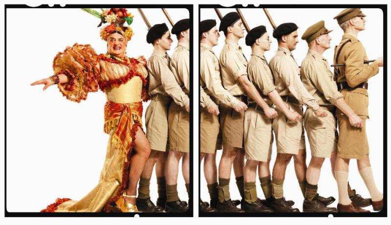 Peter Nichols's men of the service. No prizes for spotting the odd one out