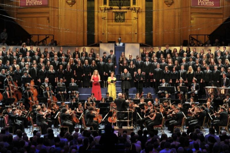 The National Youth Choir of Great Britain rescued the evening