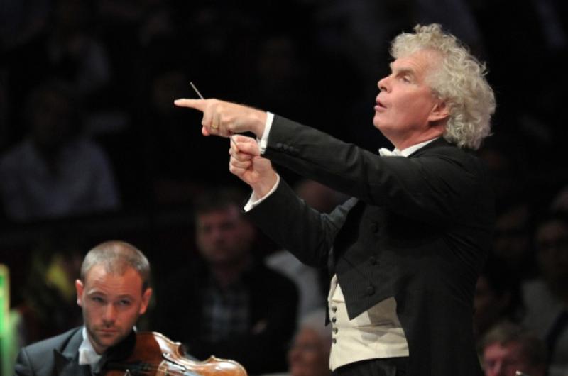 Sir Simon Rattle pushed the Berlin Philharmonic beyond their comfort zone