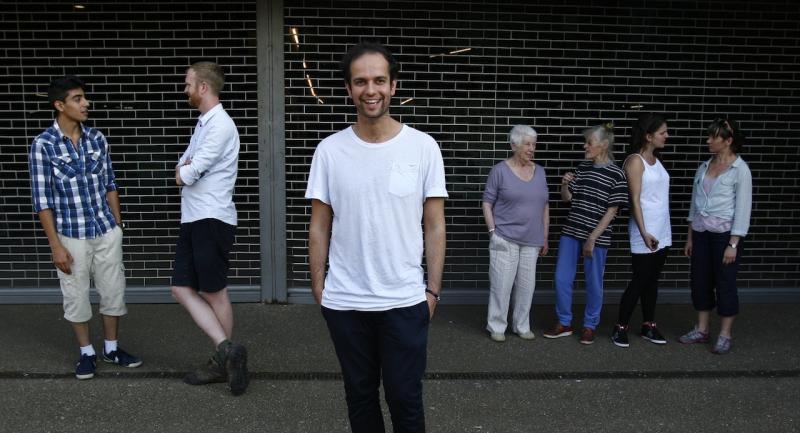 Tino Seghal outside Tate Modern: no press pictures of the work have been allowed by the artist