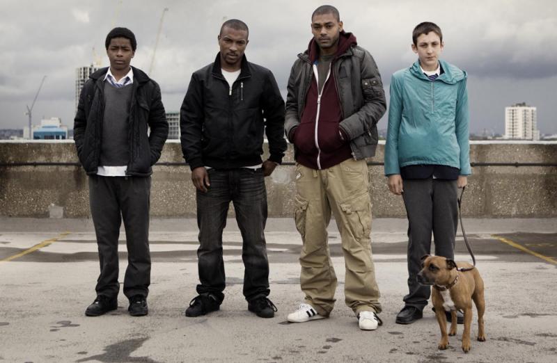 Boys in the 'hood: (left to right) Ra'Nell (Malcolm Kamulete), Dushane (Ashley Walters), Sully (Kane Robinson) and Gem (Giacomo Mancini)