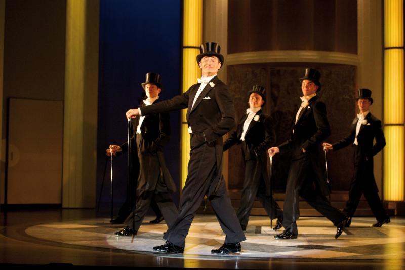 Top hats: the staging captures the glamour and glitz of the Thirties
