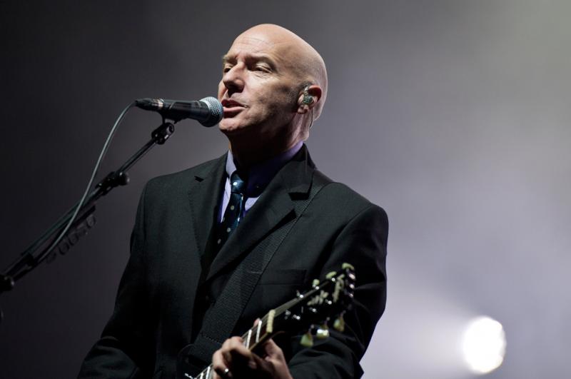 Midge Ure in full flow last night before the unexpected finale