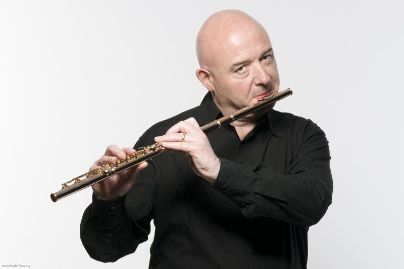Andy Findon and his platinum flute