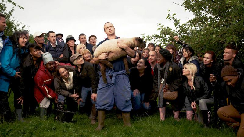 Should he stay or should he go? Reluctant farmer Ian plus audience in 'The Audience'
