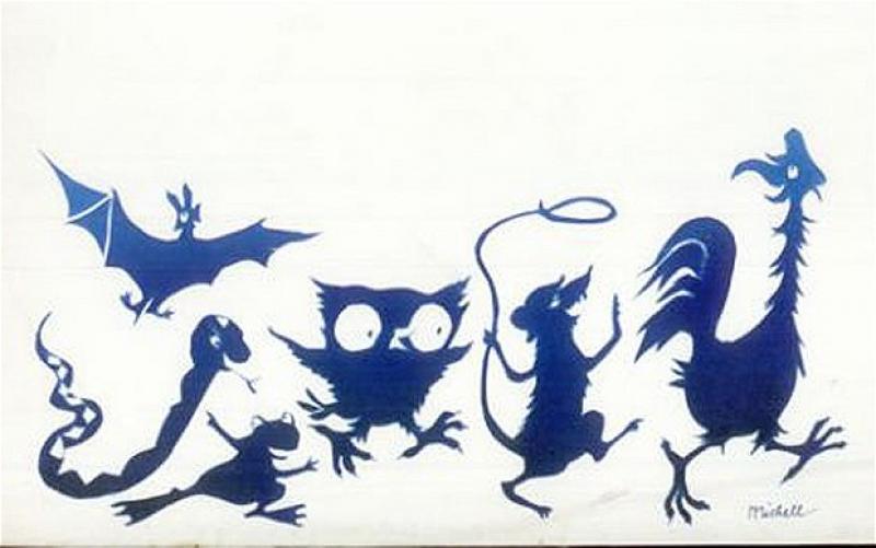 Captain Beaky, along with Timid Toad, Reckless Rat, Artful Owl and Batty Bat (and Hissing Sid)