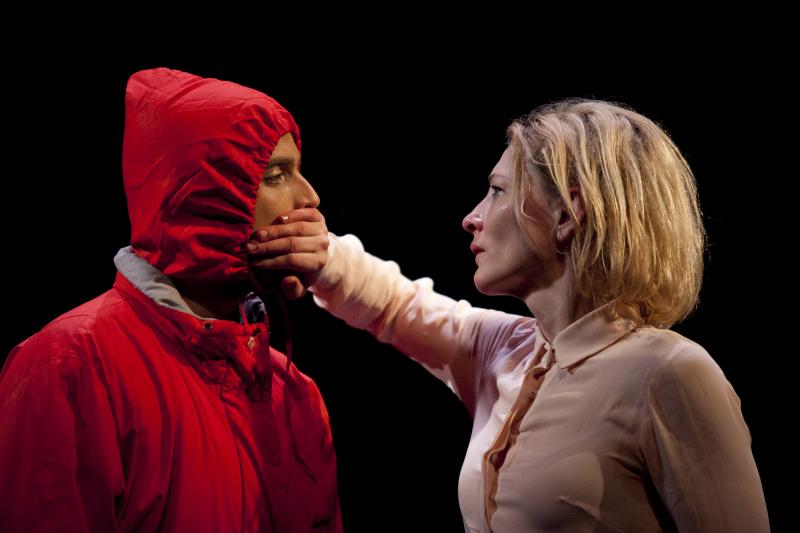 Lost for words: Chris Ryan and Cate Blanchett in ‘Big and Small’