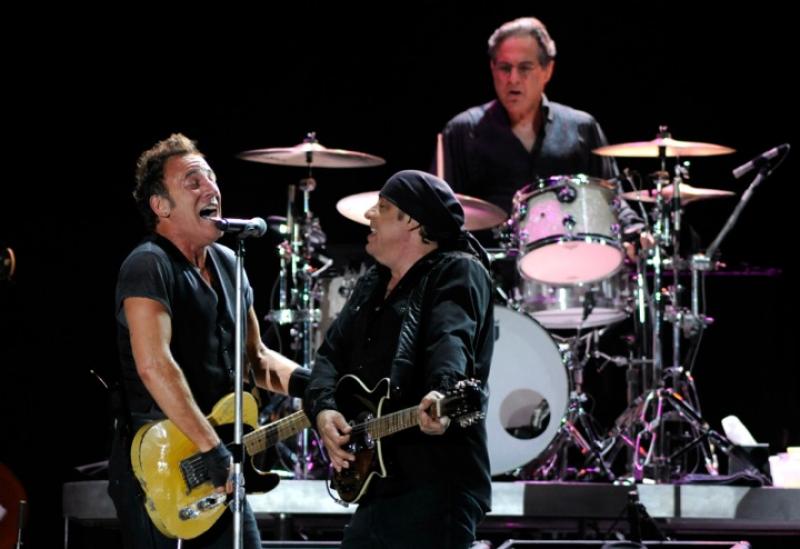 Hamming it up: Bruce Springsteen and Little Steven of the E Street Band