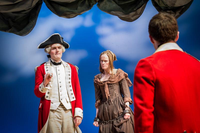 Colonial rule: Ciaran Owens, Kathryn O’Reilly and Dominic Thorburn in ‘Our Country’s Good’