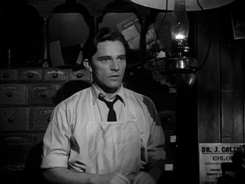 Magnetic: Richard Burton makes his screen debut as Gareth in 'The Last Days of Dolwyn'