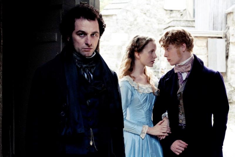 Unfinished business: Matthew Rhys, Tamzin Merchant and Freddie Fox in the BBC's newly completed 'The Mystery of Edwin Drood'