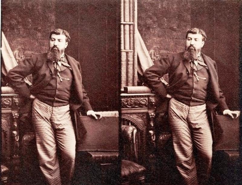 'Self-portrait', 1863, by Camille Silvy (detail)