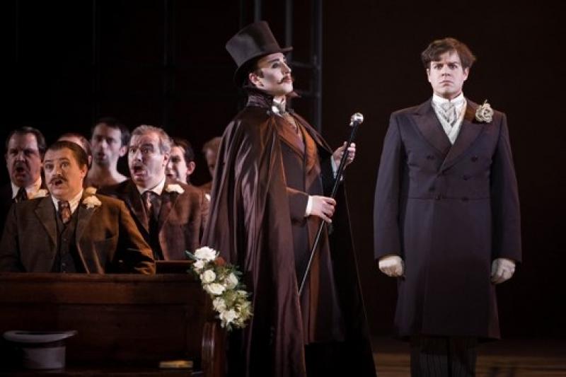A magical Ruddigore: Richard Burkhard as Sir Despard Murgatroyd (left) and Grant Doyle as Robin Oakapple A magical Ruddigore: Richard Burkhard as Sir Despard Murgatroyd (left) and Grant Doyle as Robin Oakapple