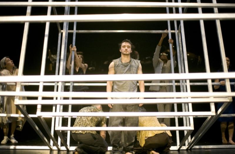 'BABEL (words)': Gormley's aluminium box-frames need to be given something to do