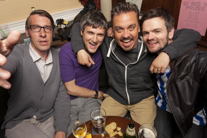 Glyn, Beggsy, Hodge and Daz: thirtysomething friends since childhood