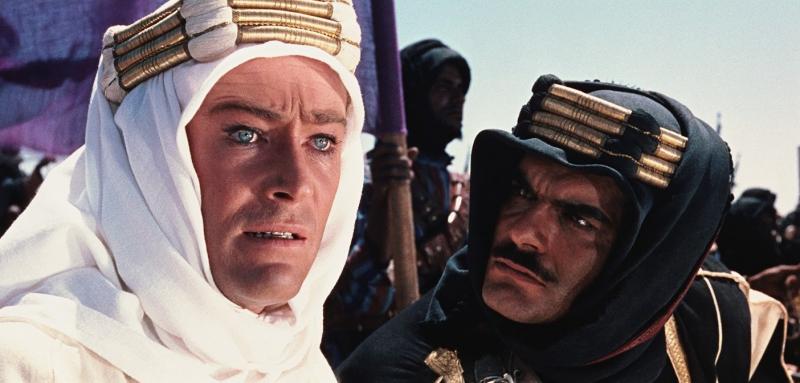 Transcends 'must see' and 'quite good': Peter O'Toole and Omar Sharif in David Lean's 'Lawrence of Arabia'