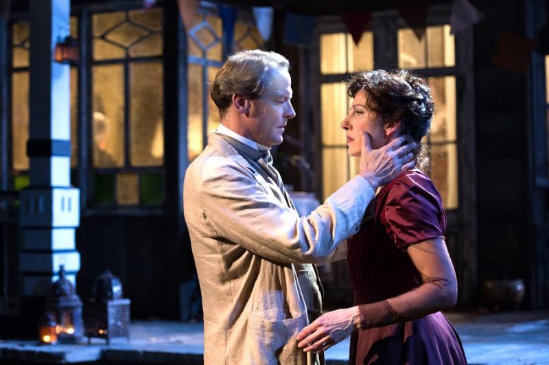Iain Glen and Tamsin Greig in 'Longing'