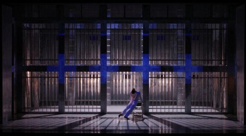 Set apart: Steven Scott's jail set and lighting are fine