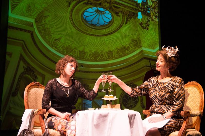 Nadia Clifford and Maureen Lipman, stripper and sugar mammy in Old Money