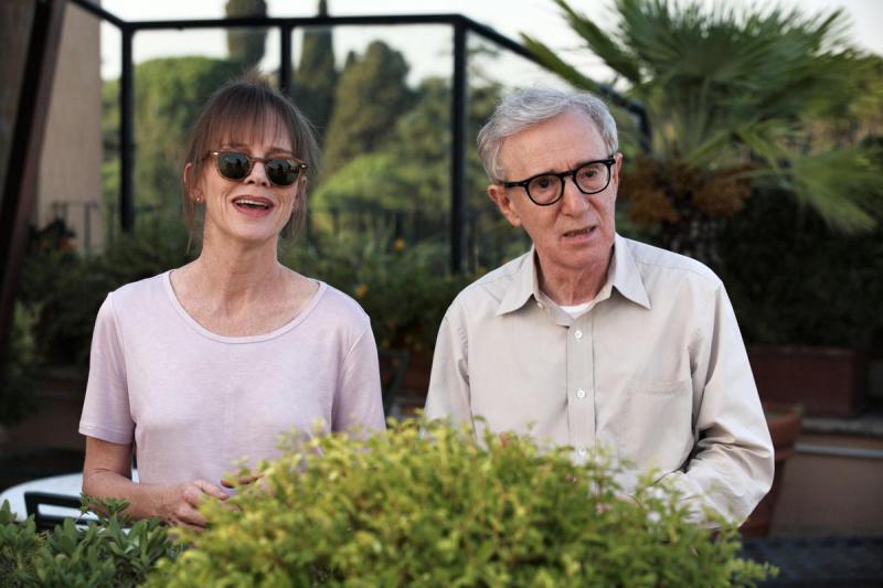 This has got to stop: Woody Allen (with Judy Davis) plays an avant-garde opera director in To Rome With LoveTo