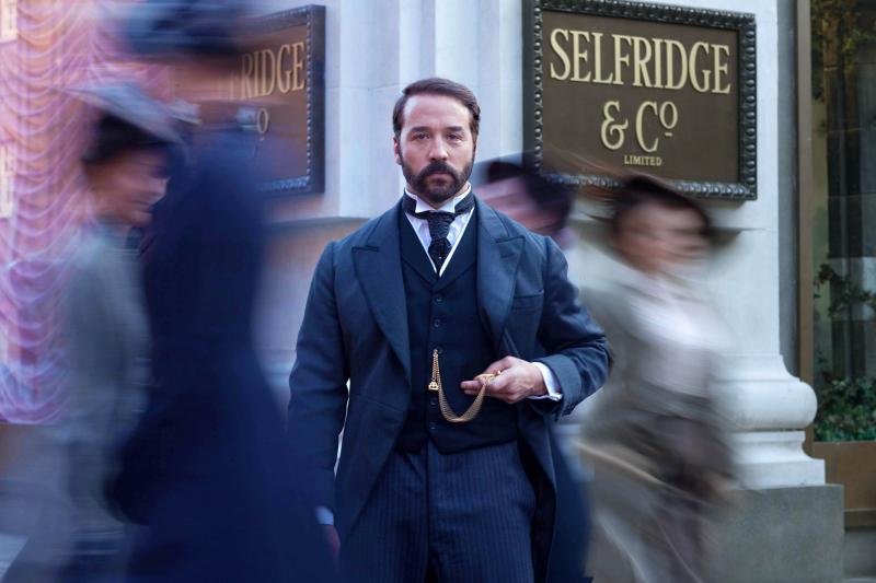 Where does the show go from here? Jeremy Piven as Harry Selfridge contemplates the future