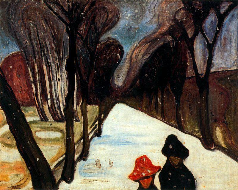 'The beauty of Munch's Snow Falling in the Lane isn’t an easy one, and that generally is for the best'