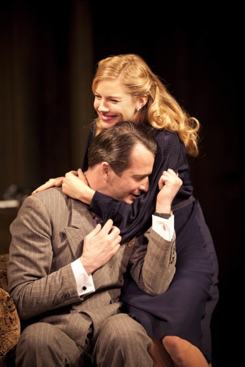 Illicit lovers: James Purefoy as Peter and Sienna Miller as Patricia