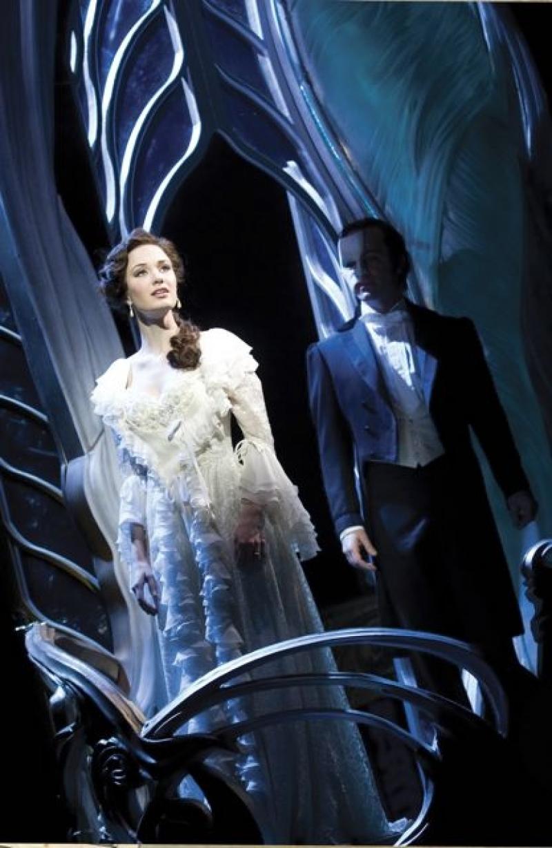 Sierra Boggess and Ramin Karimloo as next-generation Christine and the Phantom: 'despite four book writers, this has lost the plot'