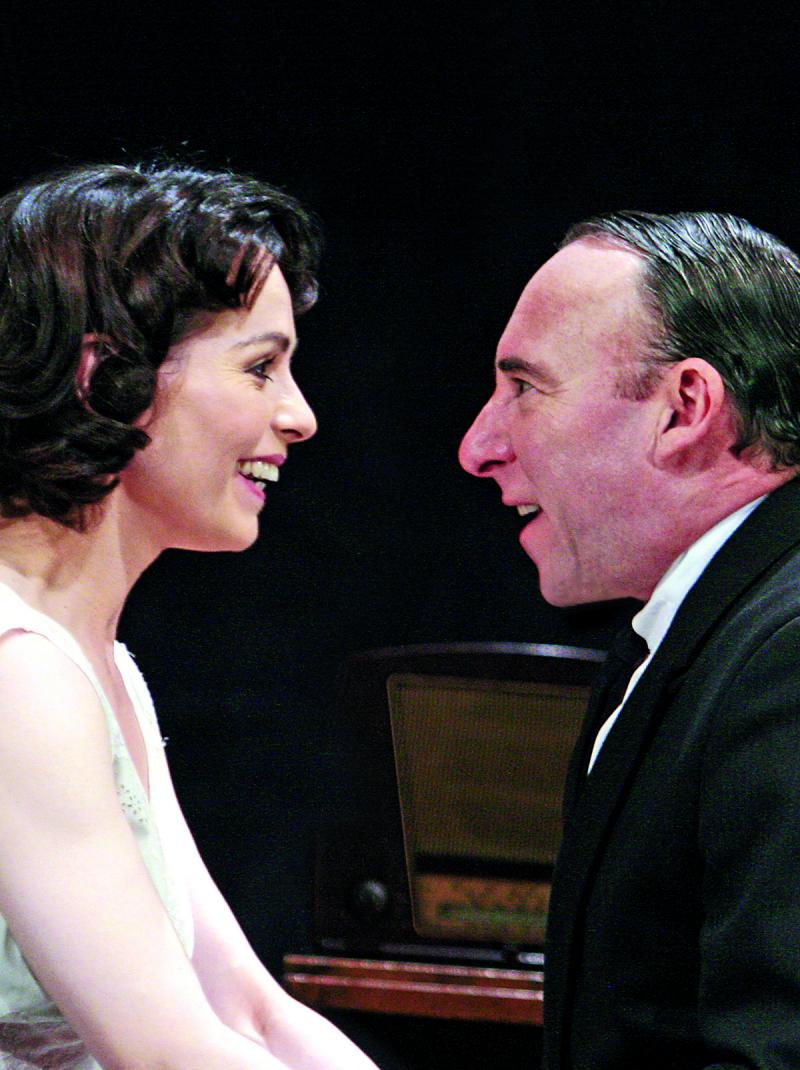 Face to face: Tara Fitzgerald and Antony Sher in ‘Broken Glass’