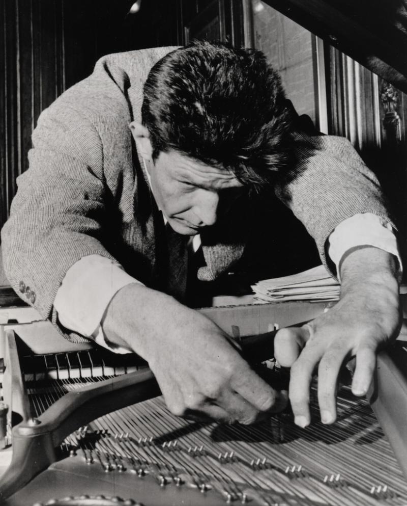 John Cage contemplates Christmas hit John Cage contemplates Christmas hit