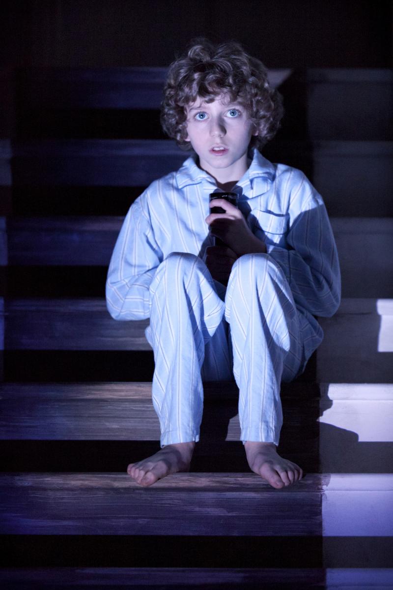 Unsettling vision: Jack Boulter in ‘Haunted Child’