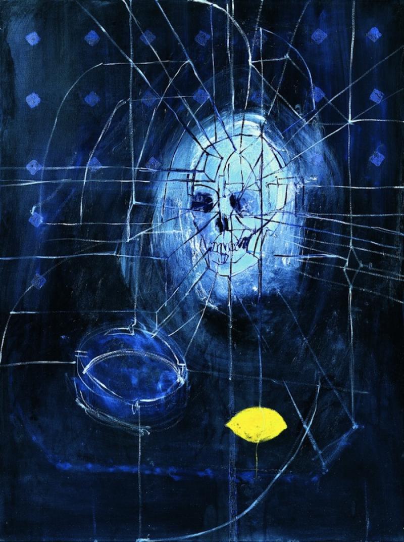 Damien Hurst Blue Paintings Damien Hurst Blue Paintings