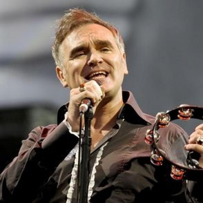 Morrissey: Mean, moody, magnificent and giving a pretty meaty performance from the committed vegetarian Morrissey: Mean, moody, magnificent and giving a pretty meaty performance from the committed vegetarian
