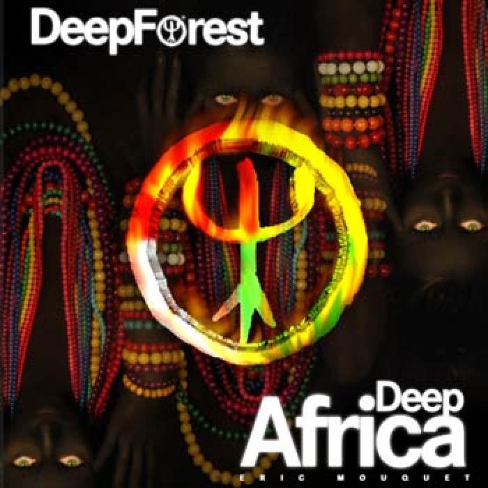 Deep Forest's logo burns bright over the mysterious continent