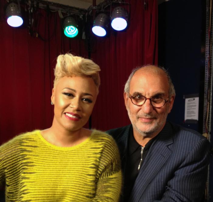 Emile Sande and Alan Yentob get emotional