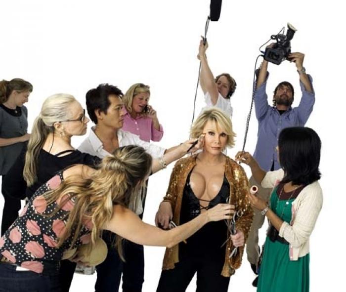 Plastic fantastic: Joan Rivers is painstakingly reassembled for another performance Plastic fantastic: Joan Rivers is painstakingly reassembled for another performance