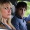 Tamzin Outhwaite as DI Rebecca Flint takes a drive with antisocial boffin Dr Christian King (Emun Elliott)