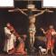 Another singular German take on the Crucifixion earlier than Bach's: panels of Matthias GrĂĽnewald's Isenheim Altarpiece