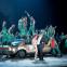 Leigh Melrose and Rhian Lois, the chorus of 'Carmen', and one of five Mercs