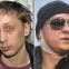 After the attack: dancer Pavel Dmitrichenko under arrest, left, and his victim and boss Sergei Filin
