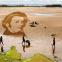 Schubert before the tide came in at Elie beach, courtesy of Sand In Your Eye